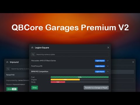 QBCore Garages V2 | Best FiveM Garages Ever Made