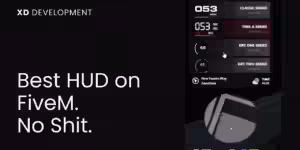 FiveM HUD | xd_hud (qbx_hud, qb-hud and esx-hud)